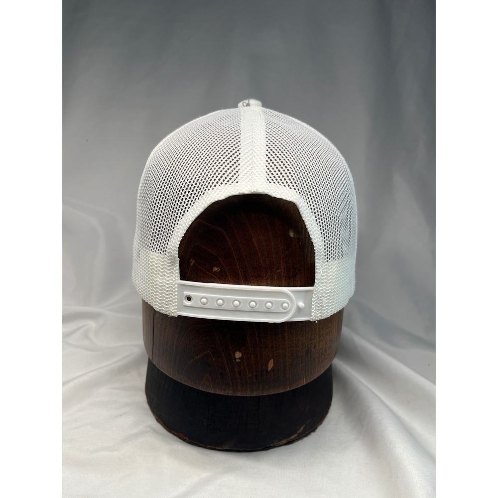 Tekari Outdoors Trucker Hat White Grey Topo Camo Snapback Mesh Cap Mens - Picture 4 of 8